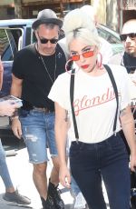 LADY GAGA Arrives at Electric Lady Studios in New York 06/29/2018