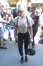 LADY GAGA Arrives at Electric Lady Studios in New York 06/29/2018