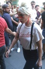 LADY GAGA Arrives at Electric Lady Studios in New York 06/29/2018