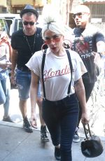 LADY GAGA Arrives at Electric Lady Studios in New York 06/29/2018