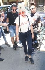 LADY GAGA Arrives at Electric Lady Studios in New York 06/29/2018