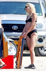 LADY GAGA in Bikini on the Beach in Hamptons 07/01/2018