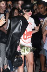 LADY GAGA Leaves Milk Studios in New York 07/11/2018