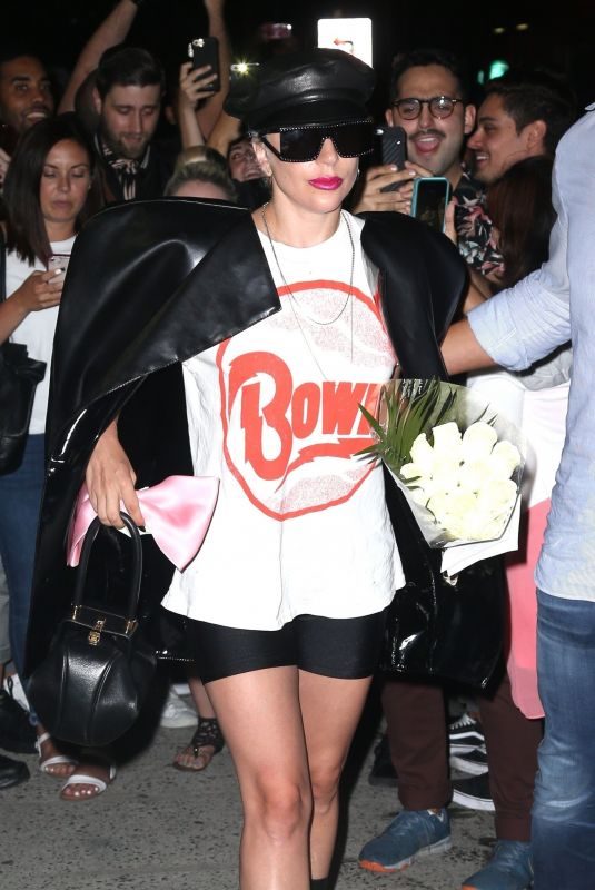 LADY GAGA Leaves Milk Studios in New York 07/11/2018