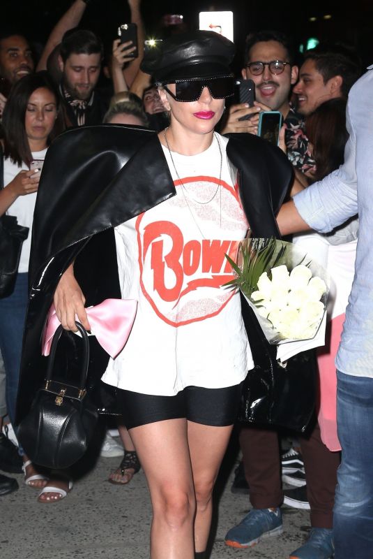 LADY GAGA Leaves Milk Studios in New York 07/11/2018