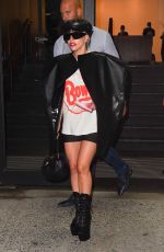 LADY GAGA Leaves Milk Studios in New York 07/11/2018