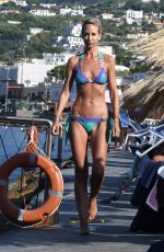 LADY VICTORIA HERVEY in Bikini at Hotel Regina Isabella in Ischia 07/21/2018
