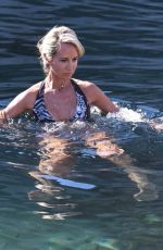 LADY VICTORIA HERVEY in Bikini on the Beach in Ischia 07/18/2018