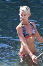 LADY VICTORIA HERVEY in Bikini on the Beach in Ischia 07/18/2018
