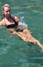 LADY VICTORIA HERVEY in Swimsuit in Hotel Regina Isabella in Ischia 07/19/2018