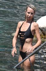 LADY VICTORIA HERVEY in Swimsuit in Hotel Regina Isabella in Ischia 07/19/2018