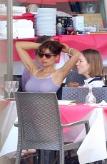 LAETITIA CASTA in Denim Shorts Out in Naples 07/05/2018
