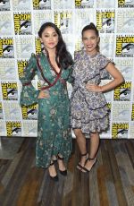 LANA CONDOR and MARIA GABRIELA DE FARIA at Deadly ClassPress Room at Comic-con in San Diego 07/22/2018