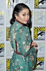 LANA CONDOR and MARIA GABRIELA DE FARIA at Deadly ClassPress Room at Comic-con in San Diego 07/22/2018