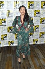 LANA CONDOR and MARIA GABRIELA DE FARIA at Deadly ClassPress Room at Comic-con in San Diego 07/22/2018