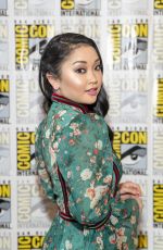 LANA CONDOR and MARIA GABRIELA DE FARIA at Deadly ClassPress Room at Comic-con in San Diego 07/22/2018