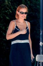 LARA BINGLE at Gracias Madre in West Hollywood 07/24/18