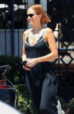 LARA BINGLE at Gracias Madre in West Hollywood 07/24/18