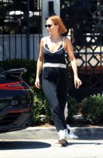 LARA BINGLE at Gracias Madre in West Hollywood 07/24/18