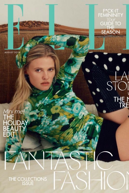 LARA STONE in Elle Magazine, UK August 2018