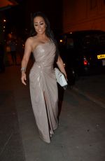 LAURA ALICIA SUMMERS Leaves Umbrella Ball in Manchester 07/07/2018