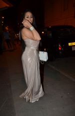 LAURA ALICIA SUMMERS Leaves Umbrella Ball in Manchester 07/07/2018