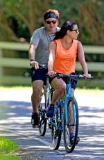 LEA MICHELE and Zandy Reich Out for a Bike Ride in New York 07/09/2018