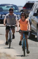 LEA MICHELE and Zandy Reich Out for a Bike Ride in New York 07/09/2018