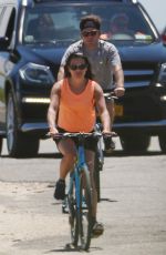 LEA MICHELE and Zandy Reich Out for a Bike Ride in New York 07/09/2018