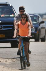 LEA MICHELE and Zandy Reich Out for a Bike Ride in New York 07/09/2018