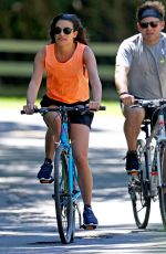 LEA MICHELE and Zandy Reich Out for a Bike Ride in New York 07/09/2018