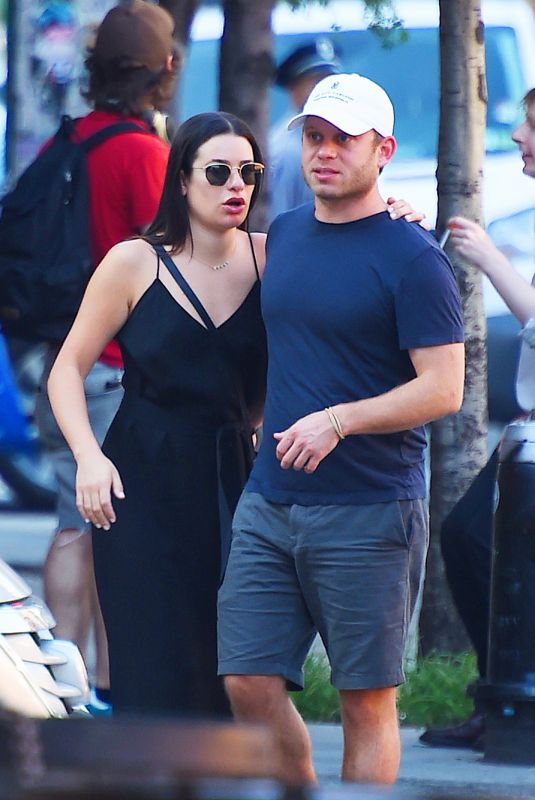 LEA MICHELE and Zandy Reich Out in New York 07/02/2018