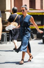 LEA MICHELE Out and About in New York 07/16/2018