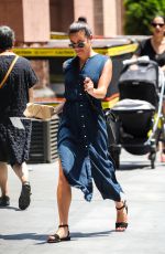 LEA MICHELE Out and About in New York 07/16/2018