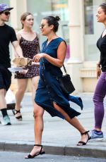 LEA MICHELE Out and About in New York 07/16/2018