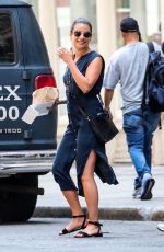 LEA MICHELE Out and About in New York 07/16/2018