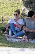LEANN RIMES Out to Picnic in Vancouver 07/08/2018