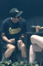 LENA DUNHAM Out with Boyfriend in Los Angeles 07/17/2018