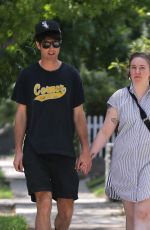 LENA DUNHAM Out with Boyfriend in Los Angeles 07/17/2018