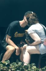 LENA DUNHAM Out with Boyfriend in Los Angeles 07/17/2018