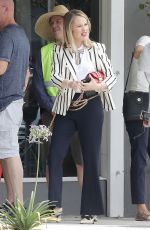 LESLIE GROSSMAN and BILLIE LOURD on the Set of America Horror Story Season 8 in Los Angeles 07/09/2018