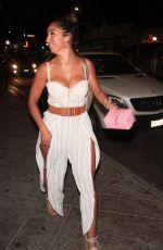 LIANA MENDOZA Night Out in Los Angeles 07/17/2018