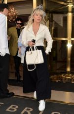 LILY ALLEN Leaves Her Hotel in Paris 07/03/2018