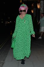 LILY ALLEN Out for Dinner at Scott