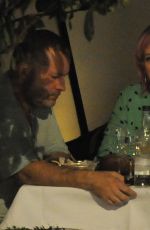 LILY ALLEN Out for Dinner at Scott