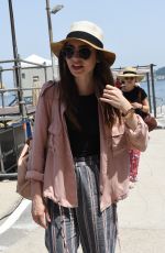 LILY COLLINS Arrives at Hotel Regina Isabella in Ischia Porto 07/14/2018
