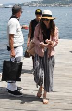 LILY COLLINS Arrives at Hotel Regina Isabella in Ischia Porto 07/14/2018