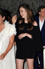 LILY COLLINS at a Gala Dinner Ischia Global Film and Music Festival 07/19/2018