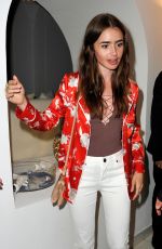 LILY COLLINS at Gala Party for Quincy Jones at Ischia Global Festival 07/18/2018