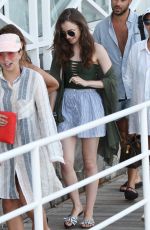 LILY COLLINS at Hotel Regina Isabella in Ischia 07/20/2018